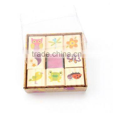 Square Wood Stamp for Kid photo-3