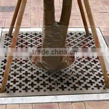 Cast Iron Trench Drain&round Tree&enamel Grates photo-4
