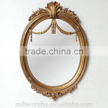 bed side decorative baroque style hanging console table and mirror set