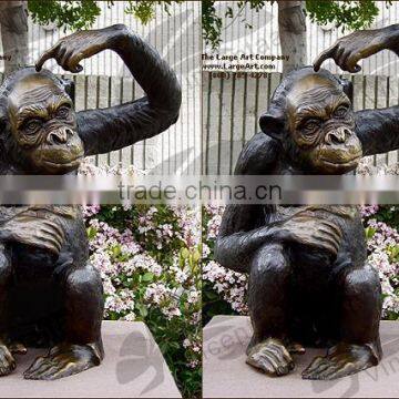 High Quality Monkey Bronze Statue With Low Price photo-2