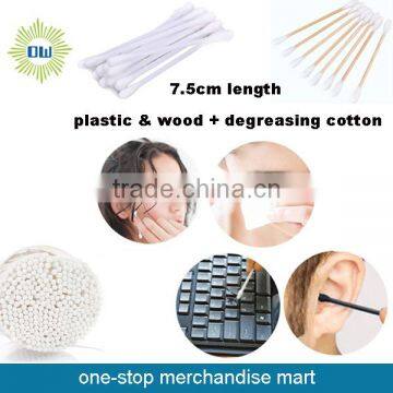High Quality Plastic Stick Colorful Cotton Buds photo-2