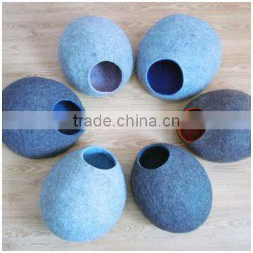 2016 New Fashion Style 100% Wool Felt Cat Carrier Cat Cave in Stock photo-6