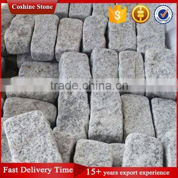 Tumbled + Nature Face Granite Paving Stone, G623 Granite Cobble Stone photo-5
