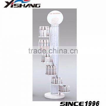 Freestanding rotating LED cosmetic display stand