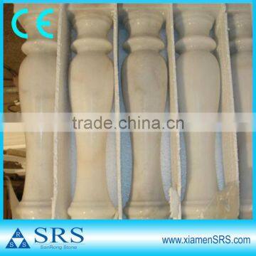 China carrara white marble balustrade