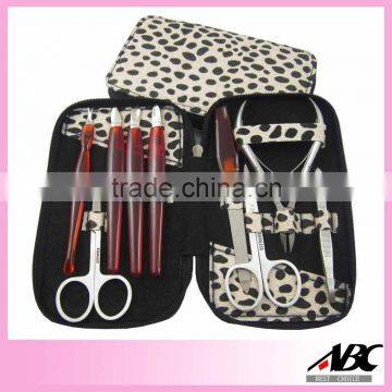 Fashional Leopard Print Pouch Nail Care Kit photo-2