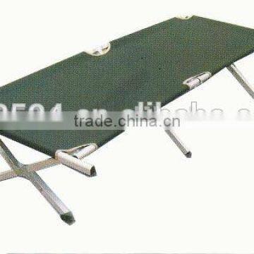 Aluminum military folding camping bed/cots