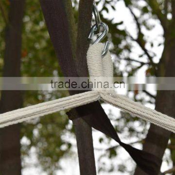 Pink Stripe Polyester Hanging Hammock Chair With Cushion photo-3