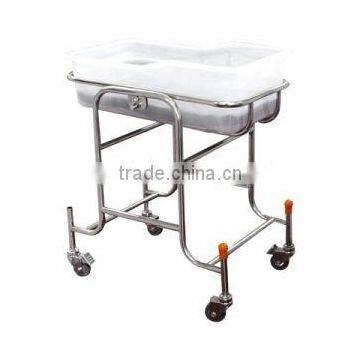 Hospital Type Baby Cot, Stainless Steel