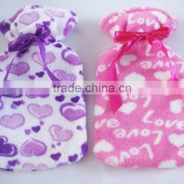 Candy Design Cloth Materil Hot Water Bottle Cover Factory Cheap photo-2