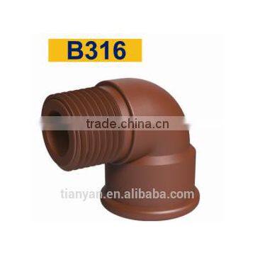 TY High Quality PP Threaded Pipes&fittings FEMALE& MALE ADAPTER Eco-friendly Cheap Price Full Size Factory Price List Discount photo-2