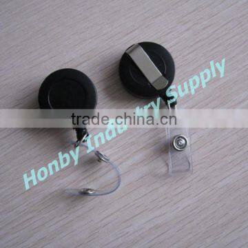 Black 32mm Retachable Job Card Badge Reel