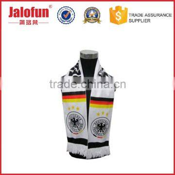 Cheap factory price arab scarf colorful printed football fan scarf