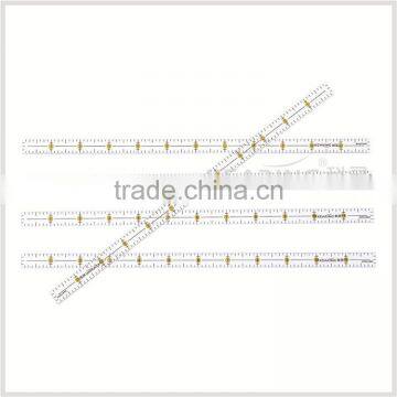 OEM Inch Scale 3mm Thickness Acrylic Quilting Ruler, 12'' * 1/2'' Patchwork Ruler Quilting # KPR12005 photo-2