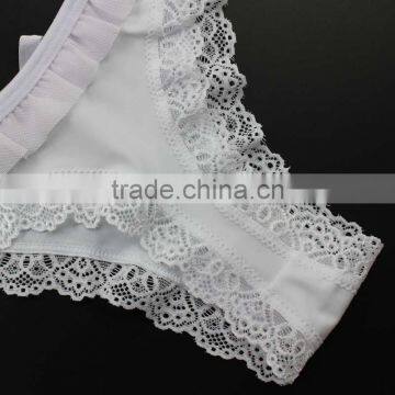 Stock High-grade Summer Style Daily Ice Silk Lift Hips Women Lace Sey Panties Comfortable Underwear Seamless Briefs Thong Linger photo-5