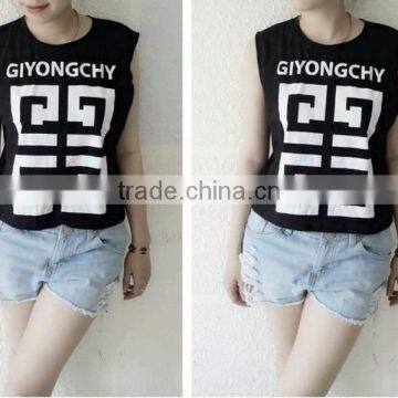 Customize Printing of Women Tank Top, 100% Polyester photo-3