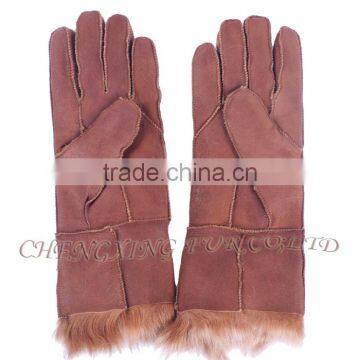CX-A-59C Finger Protectors Real Sheep Leather Gloves Wholesale photo-4