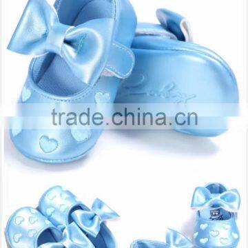 2017 Lovly Fancy Cute Wedding Princess Baby Shoes With Big Bow Tie photo-5