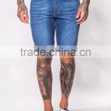 Lastest Jeans Shorts Men Design Jeans Cotton Denim Short Pants Jeans Half Pants photo-2