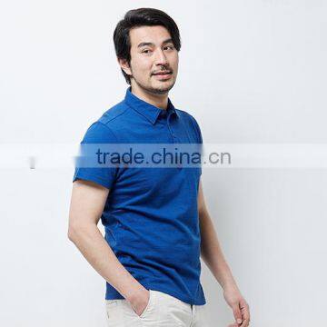 Promotional High Quality Custom 100% Cotton Plain White Polo T-shirt for Men photo-4