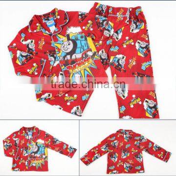 Boy Fall Night Suits Thomas Train photo-2