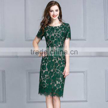 Z&M Women's 2017 New Fashion Dress Silk Dress Dress Dress photo-3