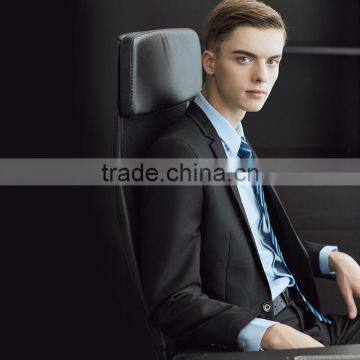 Custom Latest Design Black Men Slimming Shaper Suit Men Suit for Wedding photo-6