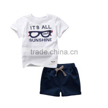 Wholesale Cool Fashion Sports Style Baby Boy Clothing Sets for Summer photo-4