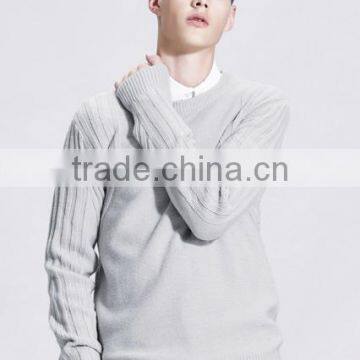 2017 Oem Long Sleeve Clothing Pullover Cashmere Sweater Mens for Wholesale photo-3