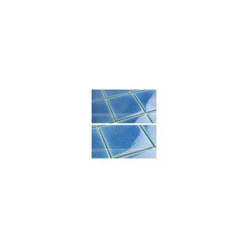 73x73mm Sapphire Blue Swimming Pool Mosaic Tile,Swimming Pool Tile​​, Crackle Ceramic Mosaic, Swimming Pool Tile,Ceramic Mosaic Tile,Glazed Wall Tile TL73273 photo-3