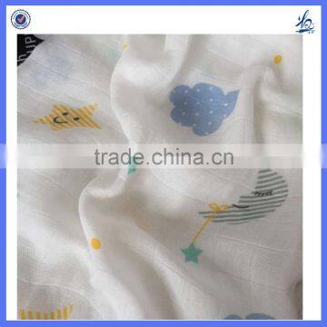 Wholesale best price hot selling baby gauze muslin wrap customized design welcome