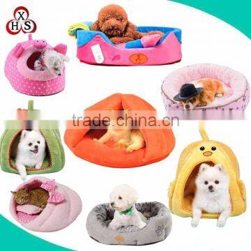 chinese cheap stuffed dog bed pet plush stuffeddog bed pet