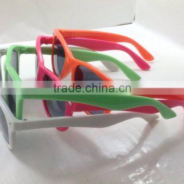 Vintage hot sale unisex customized colorful design plastic interchangeable sunglasses DLC9007