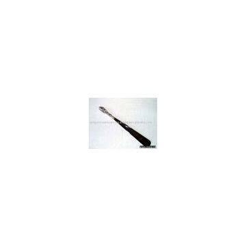 Small Handle Shoe Horn Brass Silver Plated