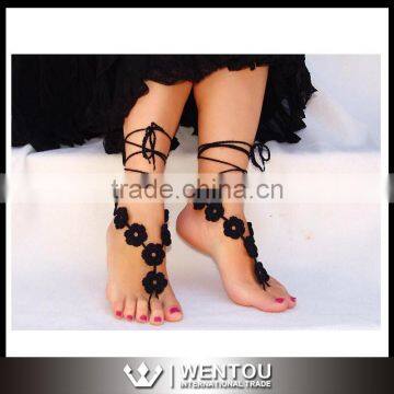 Wholesale Handmade Crochet Barefoot Sandals