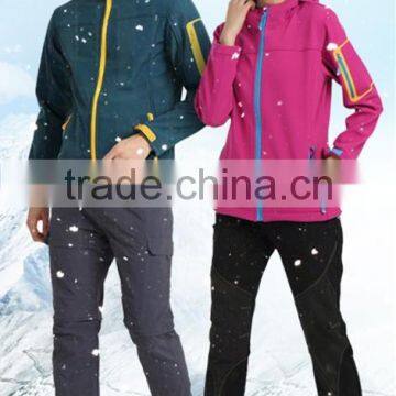 2017 UNISEX Waterproof Softshell Climbing Jacket for men and women