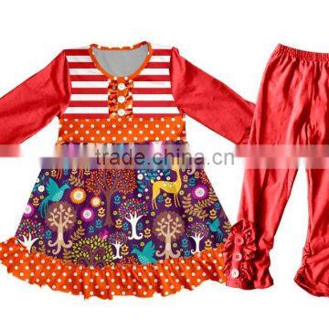 Newest Christmas baby clothes wholesale giggle moon remake outfits children factory direct sales boutique clothing