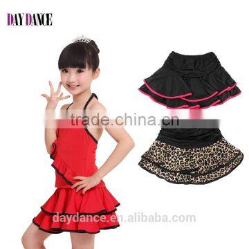 2016 New Girl Kids Ballroom Practicing Dancing Skirt Child Sexy Latin Dance Skirt