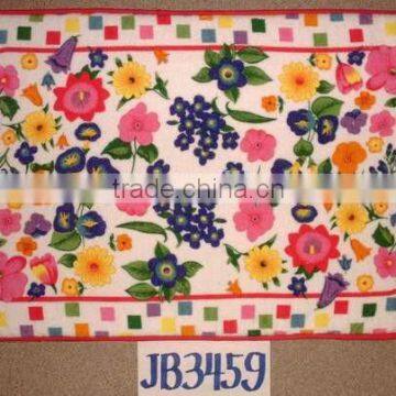 personalized entrance door mats office door mats with floral pattern