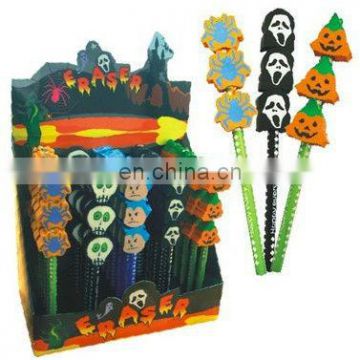 Halloween Day pencil with cute eraser cap