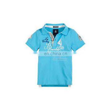 Pique cotton kids polo tshirts