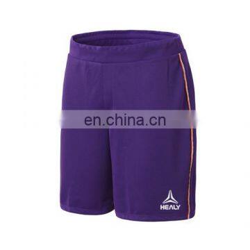 2017 OEM 100% cotton quick slim fit quick dry running sports mens gym shorts