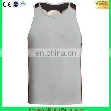 2014 Newest good quality hot selling customize stringer tank top for men(6 Years Alibaba Experience)