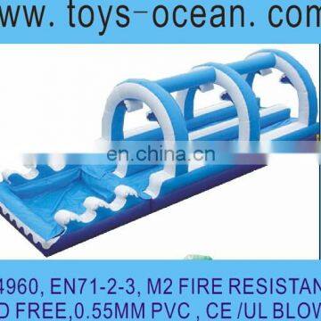 inflatable 2 lane slip n slide inflatable double lane slip slide water slip slide