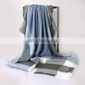 130*130cm newest design winter scarf for ladies winter shawl