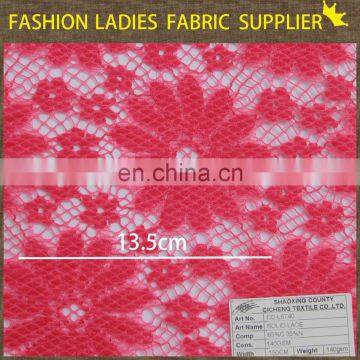 Nice flower high end popular wholesale cotton lace fabric