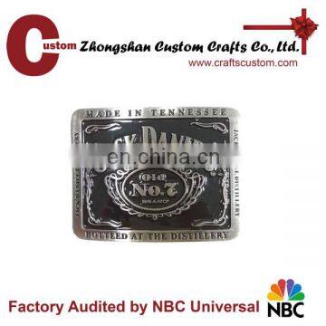 Quality cheap Custom zinc alloy brand buckle custom metal belt buckle