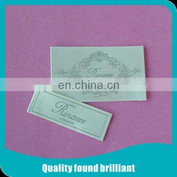 customized brand woven satin label for clothing