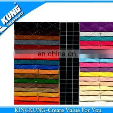 New design fashion mirror surface embroider PVC material