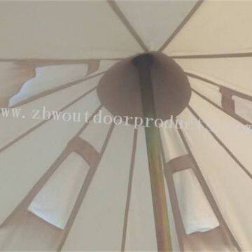 3-6M Waterproof Luxury Camping Cotton Herringbone Tent photo-3